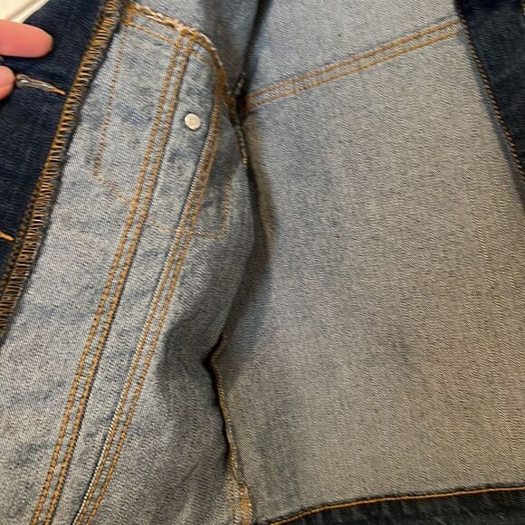 Dark denim jean jacket - Picture 4 of 7